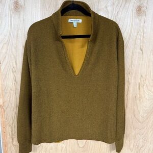 Urban Outfitters Mustard V-Neck Sweater